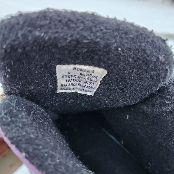 LL Bean Hiking Trail Suede Snow Lace Up Boots Womens Size 8 Medium Purple AG 56 - Picture 8 of 8